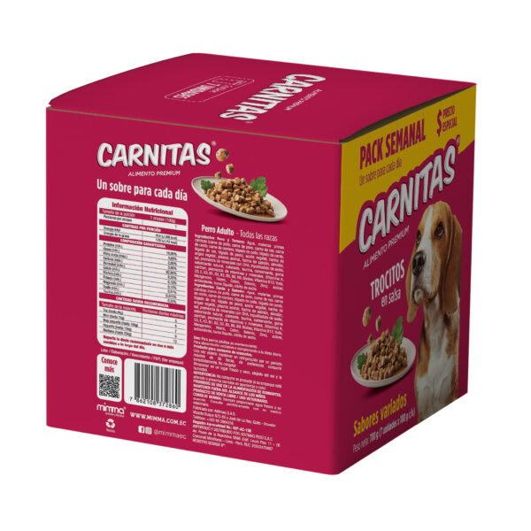 Pack semanal de trocitos en salsa perro. - Image 2