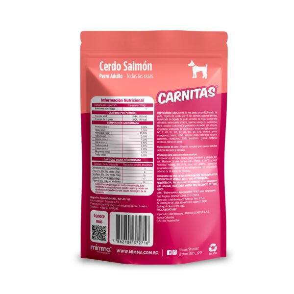 Trocitos en salsa perro. Cerdo Salmón - Image 2