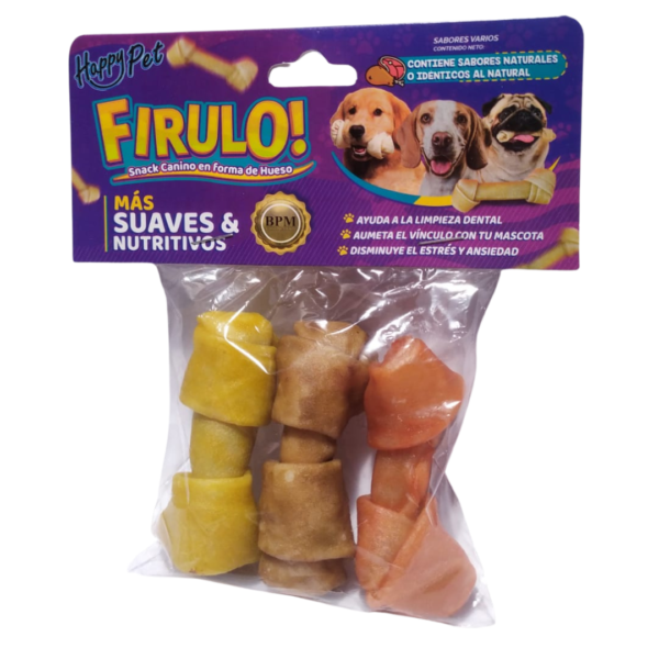 Snack canino en forma de hueso (FIRULO)